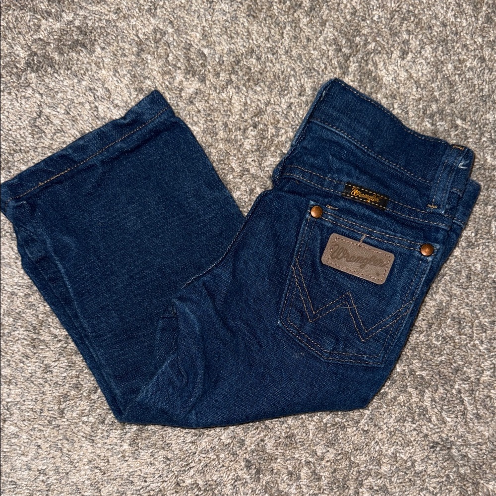 Wrangler toddler Dark Blue Straight Jeans